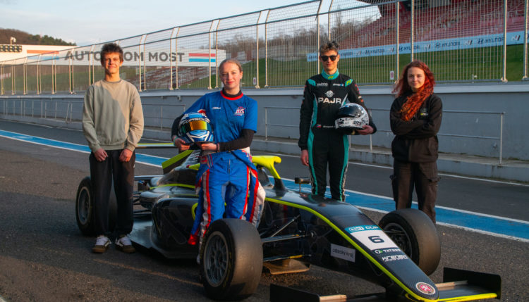 F4 CEZ Academy members tested Formula 4 at Autodrom Most